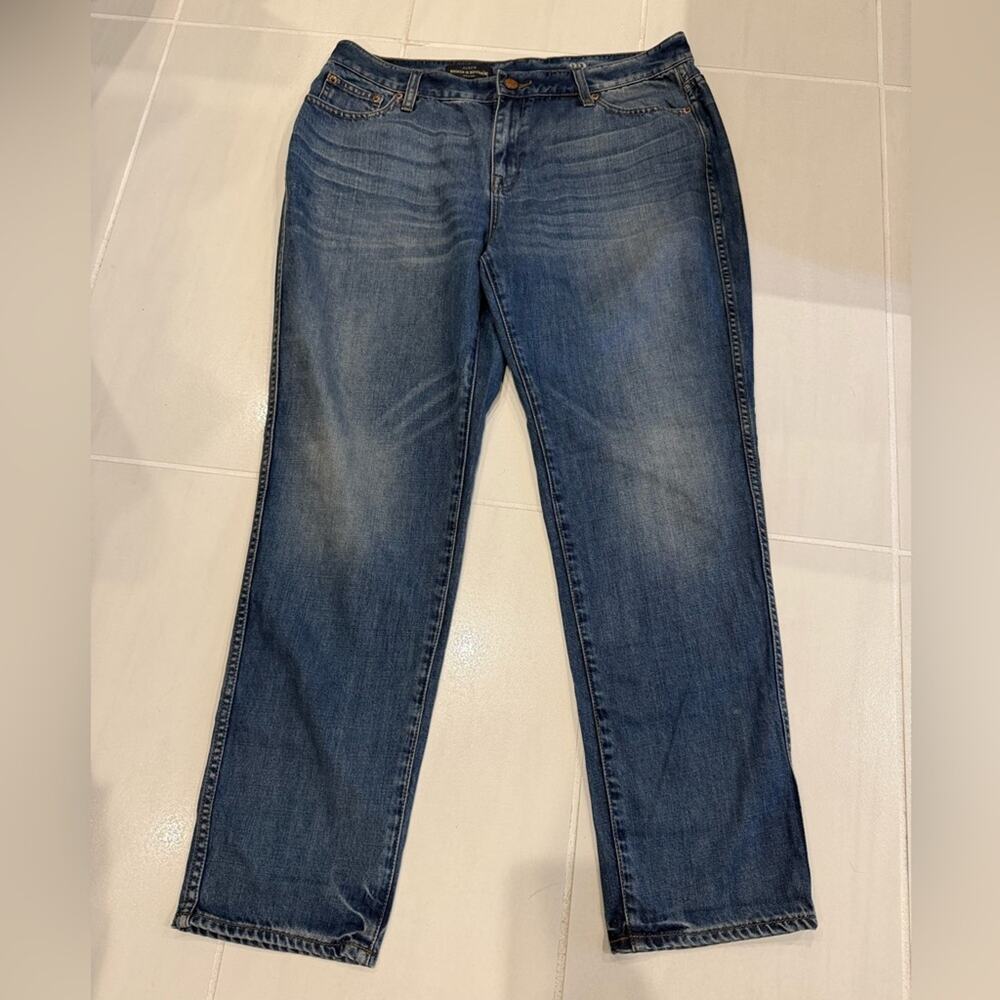 NWT J. Crew Women's Broken In Boyfriend Jean Size 32 Relaxed Straight Fit Blue
